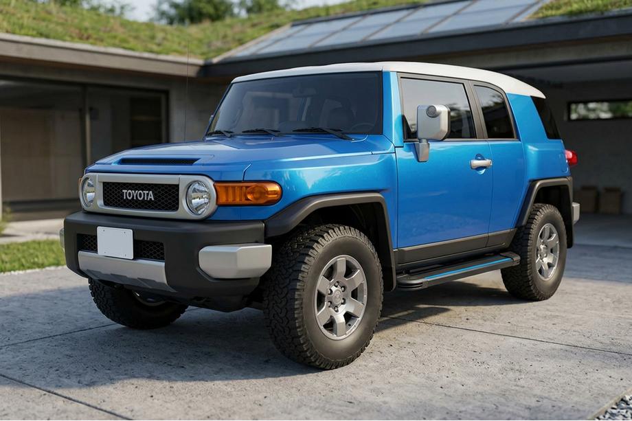 Toyota FJ Cruiser 2006–2022 Sānu sliekšņi Maya Blue (2 gab., alumīnijs) Image