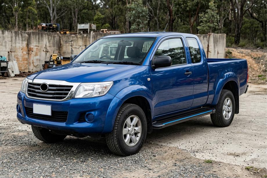Toyota Hilux 2006–2015 Sānu sliekšņi Maya Blue (2 gab., alumīnijs) Image