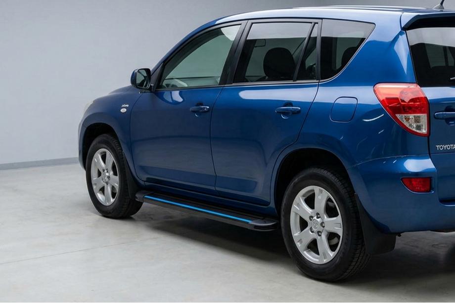 Toyota Rav 4 2006–2013 Sānu sliekšņi Maya Blue (2 gab., alumīnijs) Image
