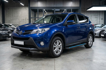 Toyota Rav 4 2013–2018 Sānu sliekšņi Maya Blue (2 gab., alumīnijs) foto 1