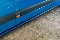 Volkswagen Crafter 2006–2016 Sānu sliekšņi Maya Blue (2 gab., alumīnijs) Garā/Īpaši garā foto 1