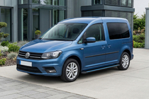 Volkswagen Caddy 2015–2020 Sānu sliekšņi Maya Blue (2 gab., alumīnijs) foto 1