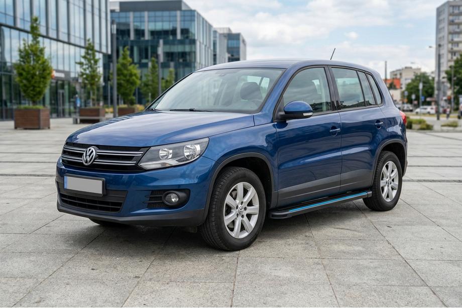 Volkswagen Tiguan 2007–2016 Sānu sliekšņi Maya Blue (2 gab., alumīnijs) Image
