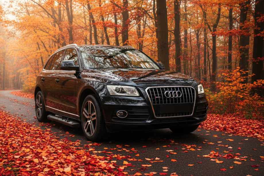 Audi Q5 2008–2017 Sānu sliekšņi New Vision Black (2 gab., alumīnijs) Image