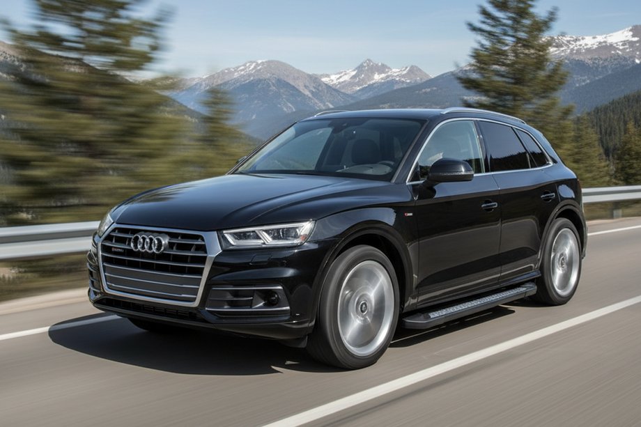 Audi Q5 2017–2025 Sānu pakāpieni Vision New Black (2 gab., alumīnijs) Image
