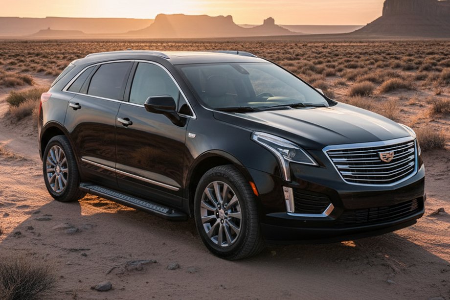 Cadillac XT5 2016– Sānu sliekšņi New Vision Black (2 gab., alumīnijs) Image