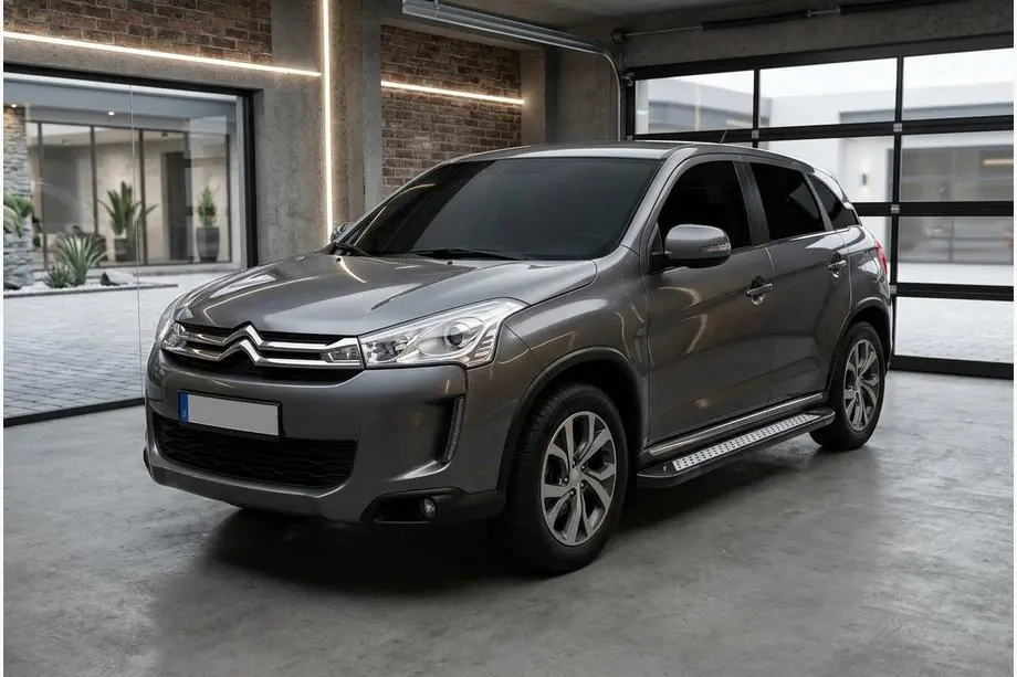 Citroen C-4 Aircross 2012–2017 Sānu sliekšņi New Vision Black (2 gab., alumīnijs) Image