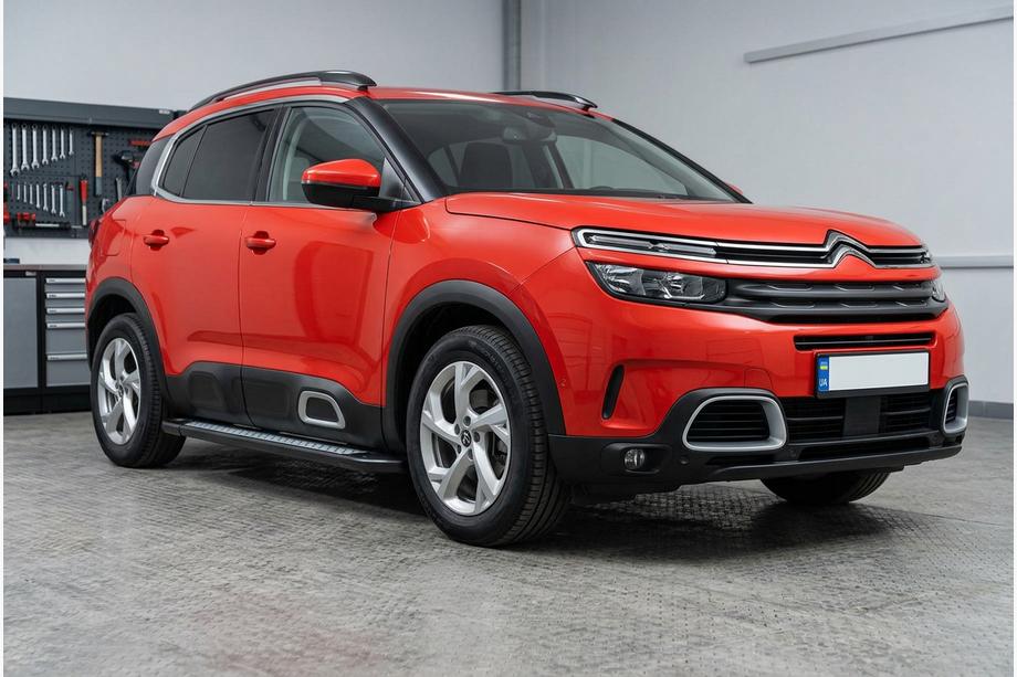 Citroen C5 Aircross 2017–2025 Sānu sliekšņi New Vision Black (2 gab., alumīnijs) Image