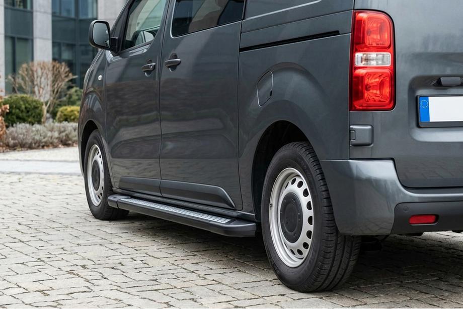 Citroen Jumpy 2007–2017 Sānu sliekšņi New Vision Black (2 gab., alumīnijs) Image