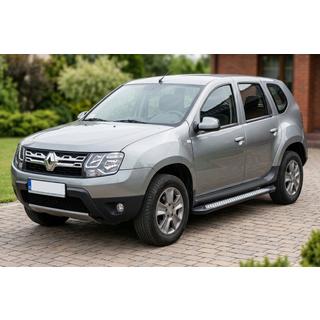 Sānu sliekšņi New Vision Black (2 gab., alumīnijs) Dacia Duster 2008–2018 foto 1