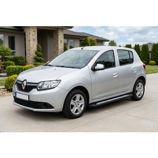 Sānu sliekšņi New Vision Black (2 gab., alumīnijs) Dacia Sandero 2013–2020 foto 1