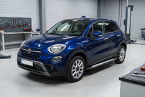Fiat 500X 2014–2024 Sānu sliekšņi New Vision Black (2 gab., alumīnijs) foto 1