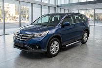 Honda CRV 2012–2016 Sānu sliekšņi New Vision Black (2 gab., alumīnijs) foto 1