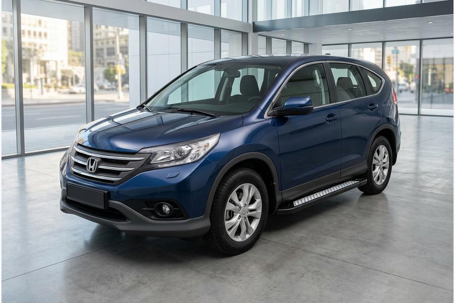 Honda CRV 2012–2016 Sānu sliekšņi New Vision Black (2 gab., alumīnijs) Image
