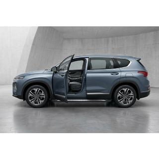 Sānu sliekšņi New Vision Black (2 gab., alumīnijs) Hyundai Santa Fe 4 2018–2023 foto 1