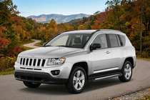 Jeep Compass 2006–2016 Sānu sliekšņi New Vision Black (2 gab., alumīnijs) foto 1