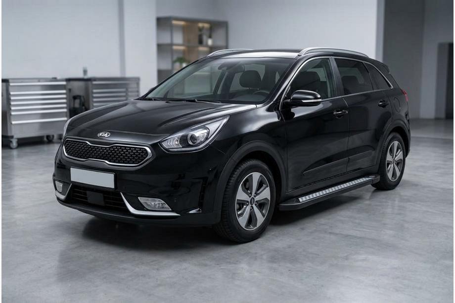 Kia Niro 2016–2021 Sānu sliekšņi New Vision Black (2 gab., alumīnijs) Image