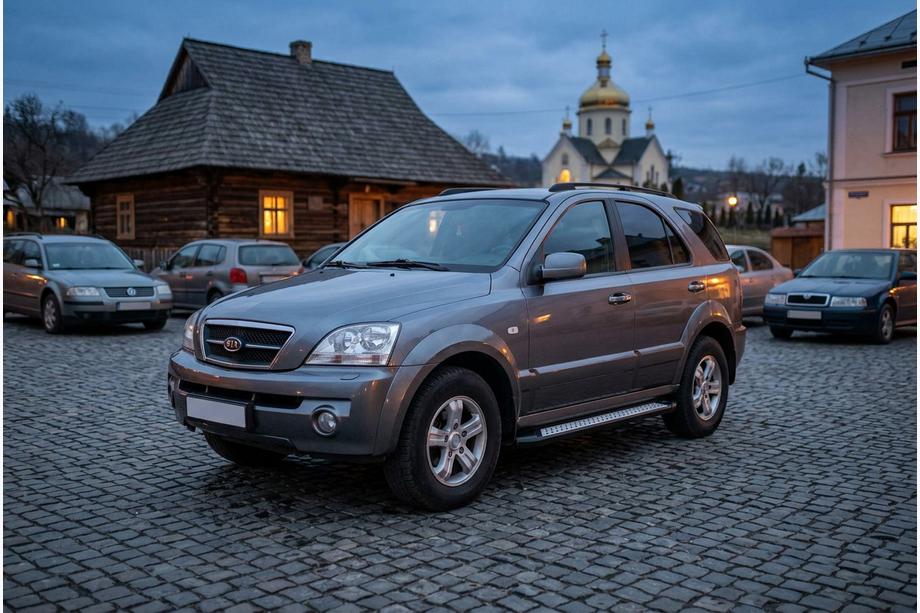 Kia Sorento I BL 2002–2009 Sānu sliekšņi New Vision Black (2 gab., alumīnijs) Image