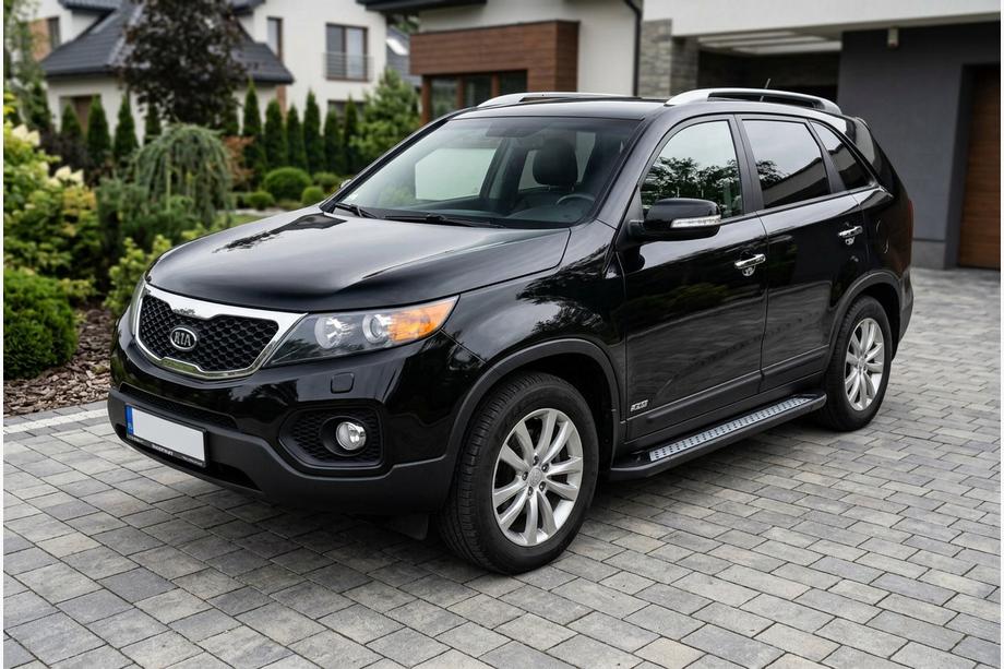 Kia Sorento II XM 2009–2014 Sānu sliekšņi New Vision Black (2 gab., alumīnijs) 2013-2016 Image