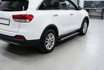 Kia Sorento III UM 2014–2020 Sānu sliekšņi New Vision Black (2 gab., alumīnijs) foto 1