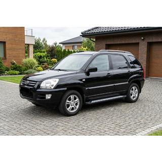 Sānu pakāpieni Vision New Black (2 gab., alumīnijs) Kia Sportage 2004–2010 foto 1