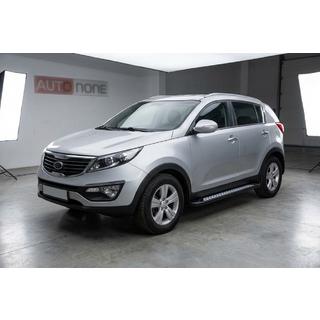Sānu sliekšņi New Vision Black (2 gab., alumīnijs) Kia Sportage 2010–2015 foto 1