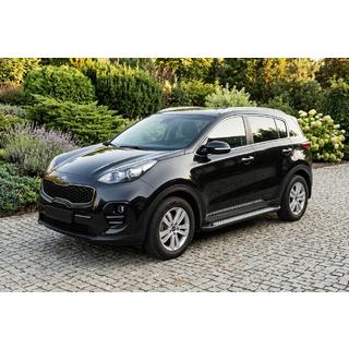 Sānu sliekšņi New Vision Black (2 gab., alumīnijs) Kia Sportage 2015–2021 foto 1