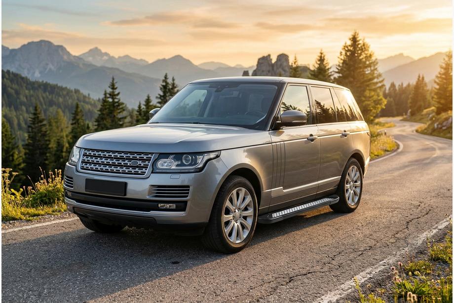 Range Rover IV L405 2013–2021 Sānu sliekšņi New Vision Black (2 gab., alumīnijs) Image