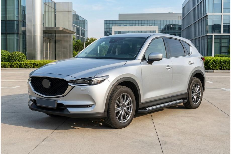 Mazda CX-5 2017–2025 Sānu sliekšņi New Vision Black (2 gab., alumīnijs) Image