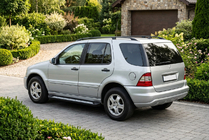 Mercedes ML W163 1997–2005 Sānu sliekšņi New Vision Black (2 gab., alumīnijs) foto 1