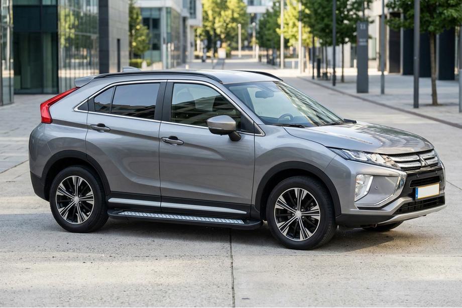 Mitsubishi Eclipse Cross 2017– Sānu sliekšņi New Vision Black (2 gab., alumīnijs) Image