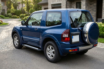 Mitsubishi Pajero Wagon III 1999–2006 Sānu sliekšņi New Vision Black (2 gab., alumīnijs) foto 1