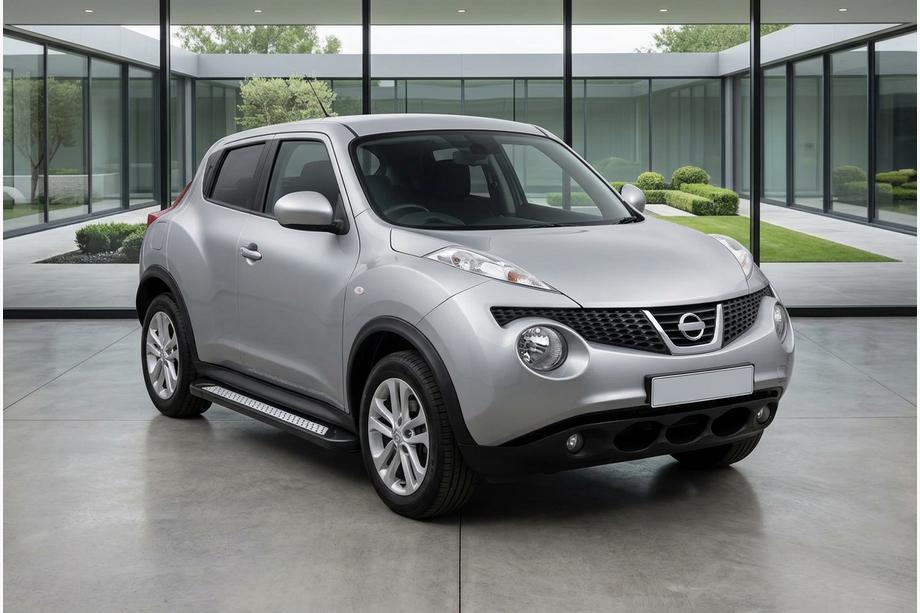Nissan Juke 2010–2019 Sānu sliekšņi New Vision Black (2 gab., alumīnijs) Image