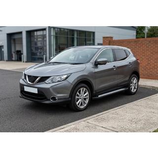 Sānu sliekšņi New Vision Black (2 gab., alumīnijs) Nissan Qashqai 2014–2021 foto 1