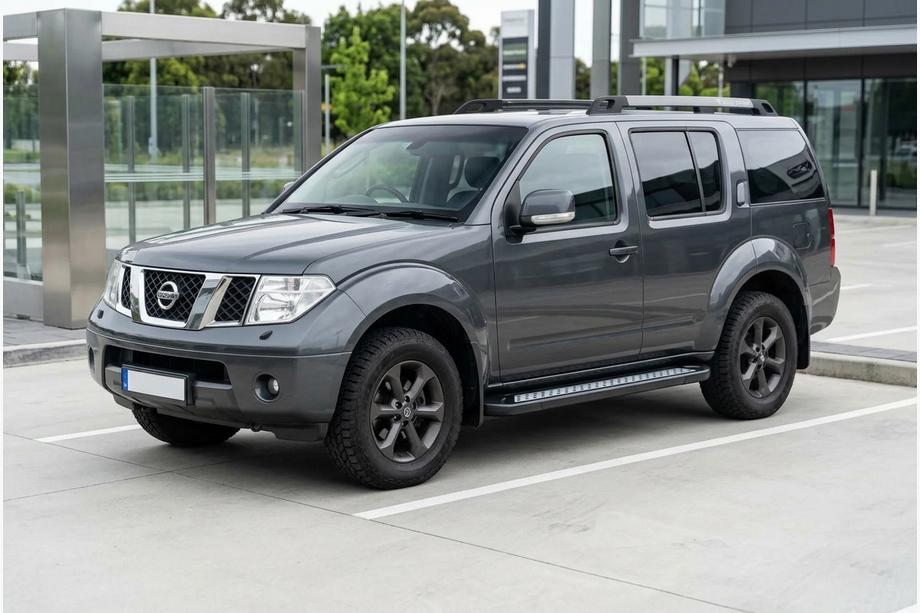 Nissan Pathfinder R51 2005–2014 Sānu sliekšņi New Vision Black (2 gab., alumīnijs) Image