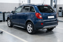 Opel Antara 2006–2017 Sānu pakāpieni Vision New Black (2 gab., alumīnijs) foto 1