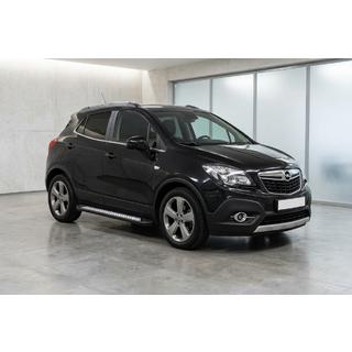 Sānu sliekšņi New Vision Black (2 gab., alumīnijs) Opel Mokka 2012–2021 foto 1