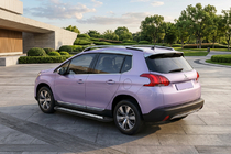 Peugeot 3008 2008–2016 Sānu sliekšņi New Vision Black (2 gab., alumīnijs) 2014-2016 foto 1