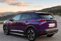 Peugeot 3008 2016–2023 Sānu sliekšņi New Vision Black (2 gab., alumīnijs) foto 1