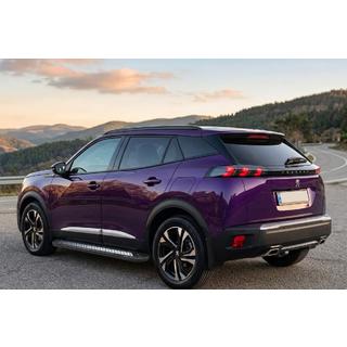 Sānu sliekšņi New Vision Black (2 gab., alumīnijs) Peugeot 3008 2016–2023 foto 1