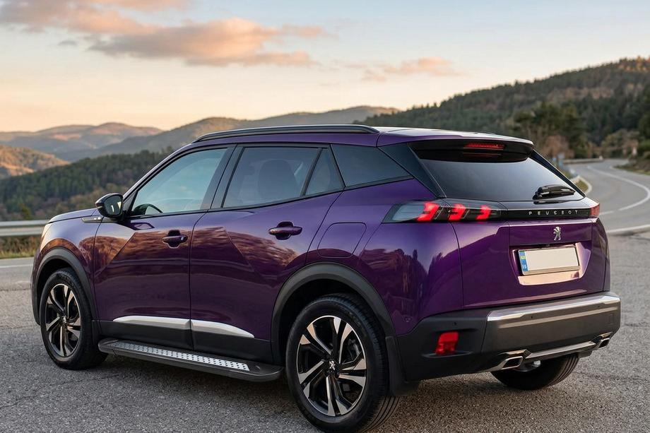 Peugeot 3008 2016–2023 Sānu sliekšņi New Vision Black (2 gab., alumīnijs) Image