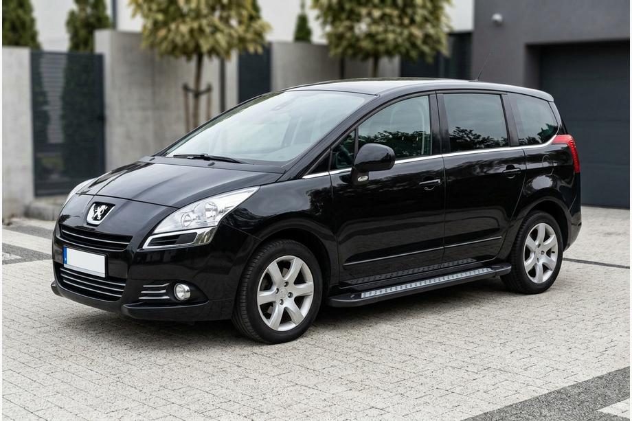 Peugeot 5008 2009–2016 Sānu sliekšņi New Vision Black (2 gab., alumīnijs) Image