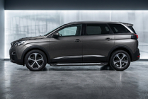 Peugeot 5008 2016–2023 Sānu sliekšņi New Vision Black (2 gab., alumīnijs) foto 1