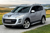 Peugeot 4007 2007–2013 Sānu sliekšņi New Vision Black (2 gab., alumīnijs) foto 1
