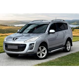 Sānu sliekšņi New Vision Black (2 gab., alumīnijs) Peugeot 4007 2007–2013 foto 1