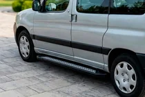 Peugeot Partner 1996–2008 Sānu sliekšņi New Vision Black (2 gab., alumīnijs) foto 1