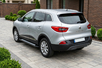 Renault Kadjar 2015–2022 Sānu sliekšņi New Vision Black (2 gab., alumīnijs) foto 1