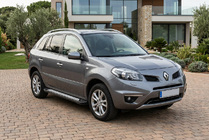 Renault Koleos 2008–2016 Sānu sliekšņi New Vision Black (2 gab., alumīnijs) foto 1