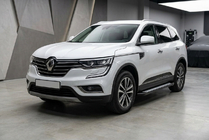 Renault Koleos 2016–2024 Sānu sliekšņi New Vision Black (2 gab., alumīnijs) foto 1