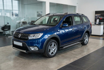 Renault Logan MCV 2013–2022 Sānu sliekšņi New Vision Black (2 gab., alumīnijs) foto 1